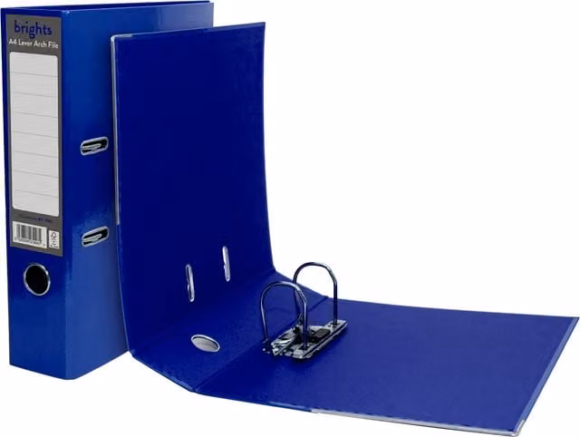 Pukka Brights A4 Lever Arch File in Blue