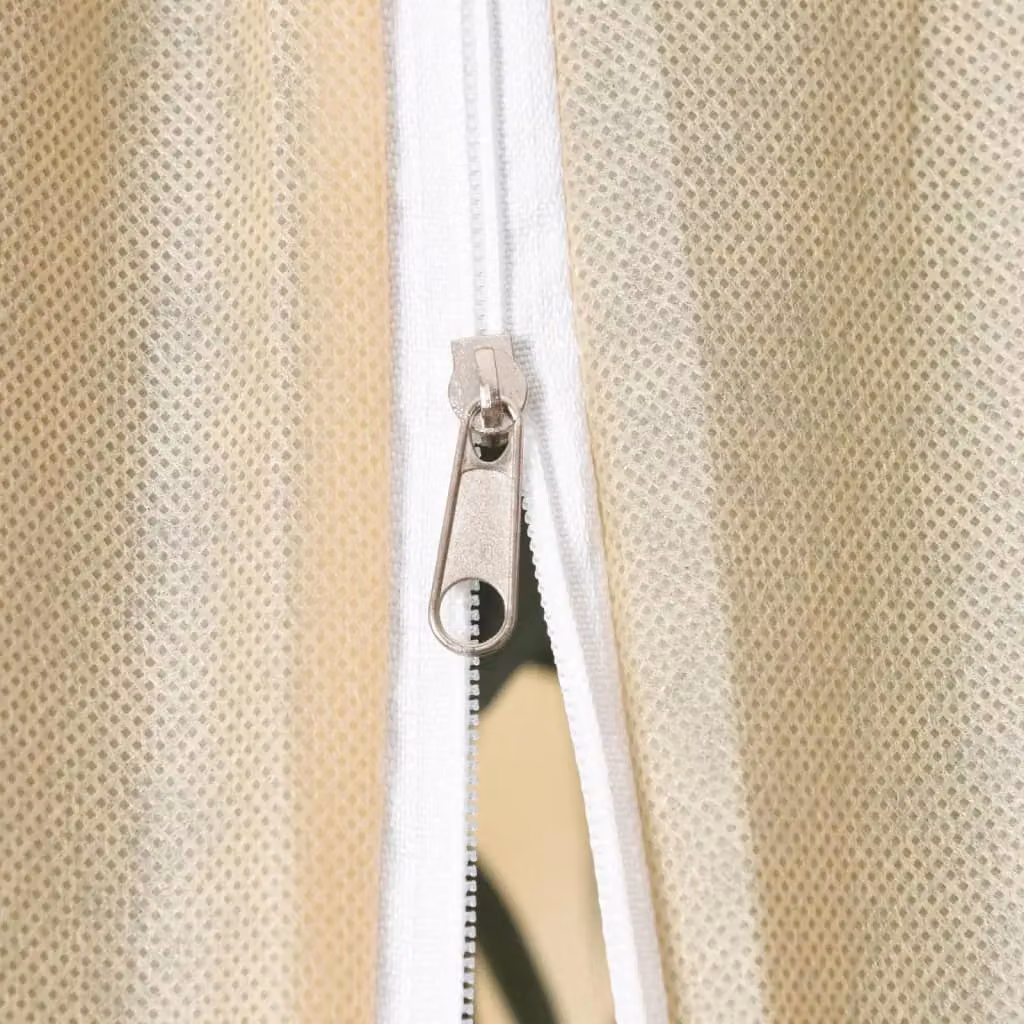 Berkfield Home Plant Fleece Covers with Zip, 10 Pack, Beige, W: 393 cm, D: 300 cm – 3