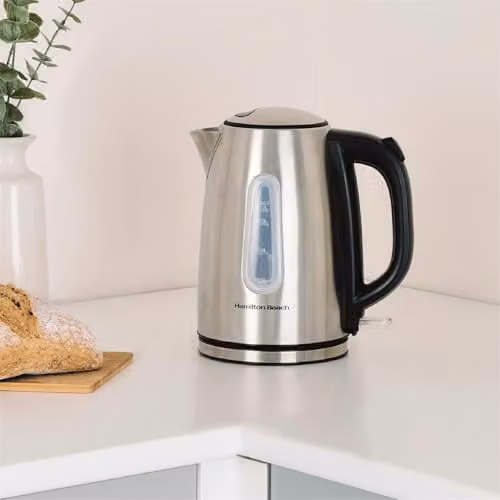 Hamilton Beach Rise Electric Kettle, 1.7 l, Silver Stainless Steel – 2
