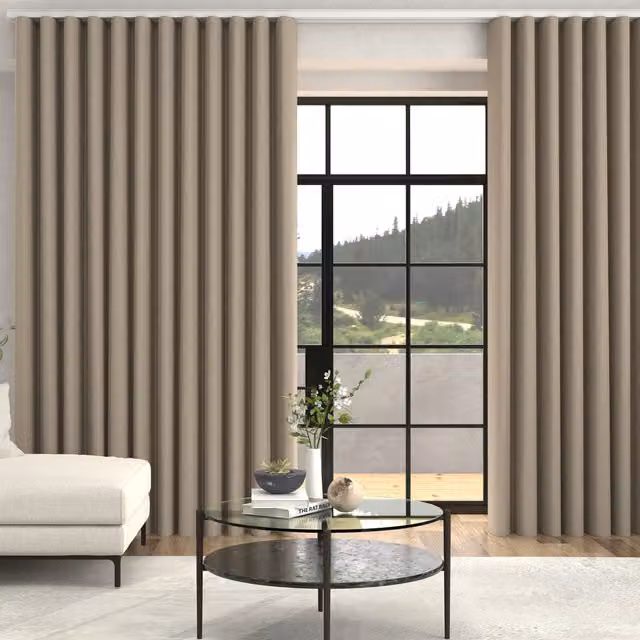 Terrys Arla Soft Texture Made To Measure Wave Curtains in Champagne Beige