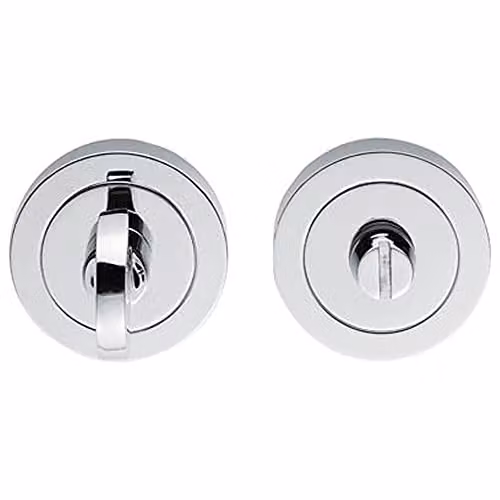 Loops Thumbturn Lock and Release Handle with Concealed Fix and 67mm Spindle in Polished Chrome
