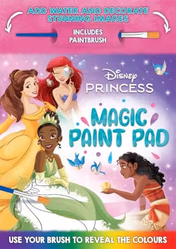 Disney Princess Magic Paint Pad Multicolour