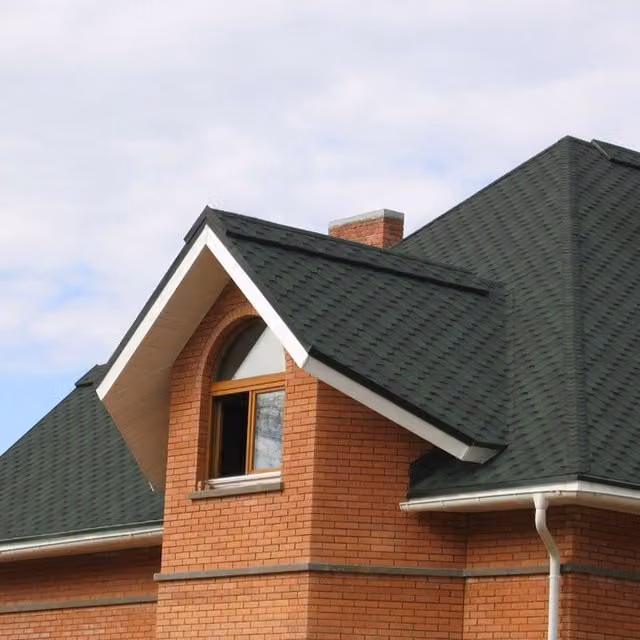 Livingandhome 18-Piece Hexagonal Asphalt Roofing Shingles, Green