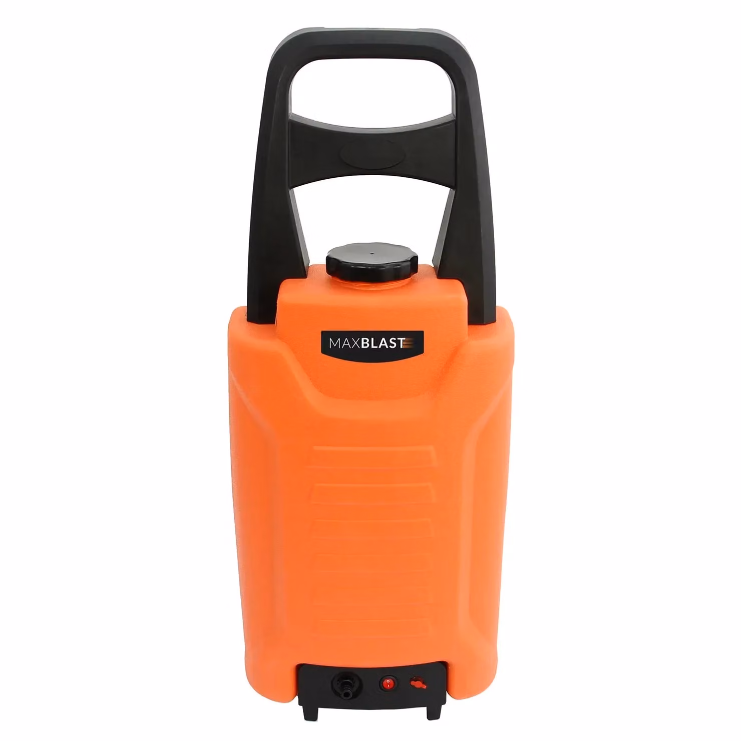 MaxBlast 24ft Aluminium Water Fed Cleaning Pole and 30L Water Trolley in Orange – 3
