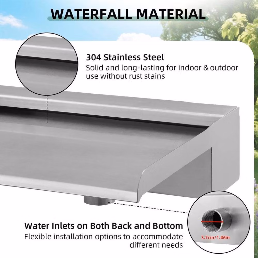 Kelvenix Stainless Steel Garden Water Blade in Silver – 2