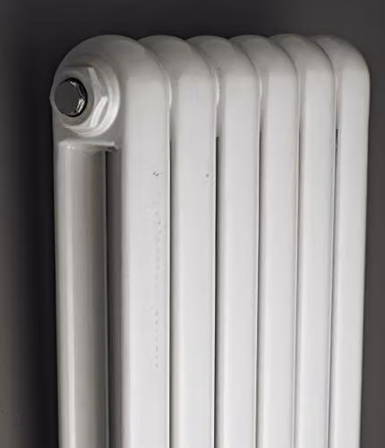 Hudson Reed HSA001 Salvia Modern Double Panel Colosseum Designer Bathroom Radiator, Set of 2, High Gloss White, H: 180 cm, W: 38.3 cm – 2