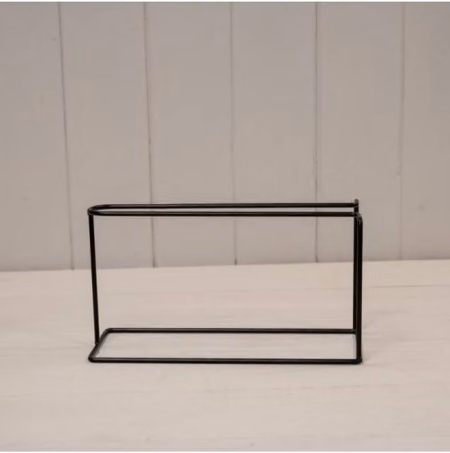 KDMD Black Metal Tabletop Display Stand for 3 Bottles