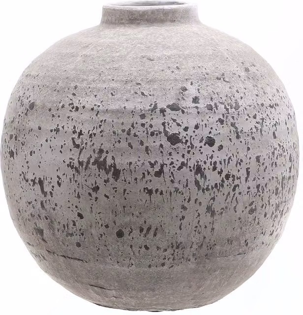 Love Lace Tiber Stone Ceramic Vase in Sand