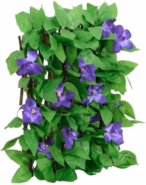 Berkfield Home Artificial Ivy Trellis Expandable Green, 5 Pieces, W: 180 cm, H: 20 cm