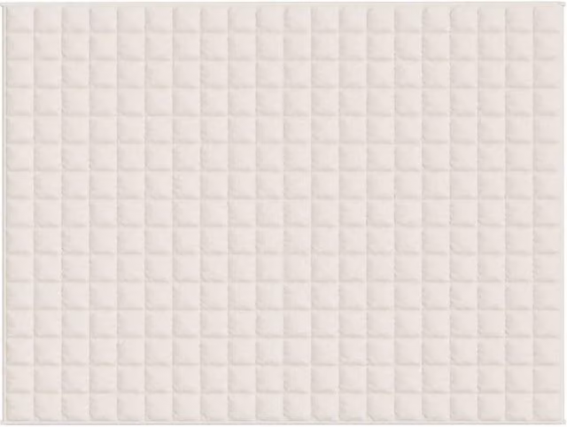 Berkfield Home Weighted Blanket in Beige, W: 152 cm, D: 203 cm, 11 kg – 1