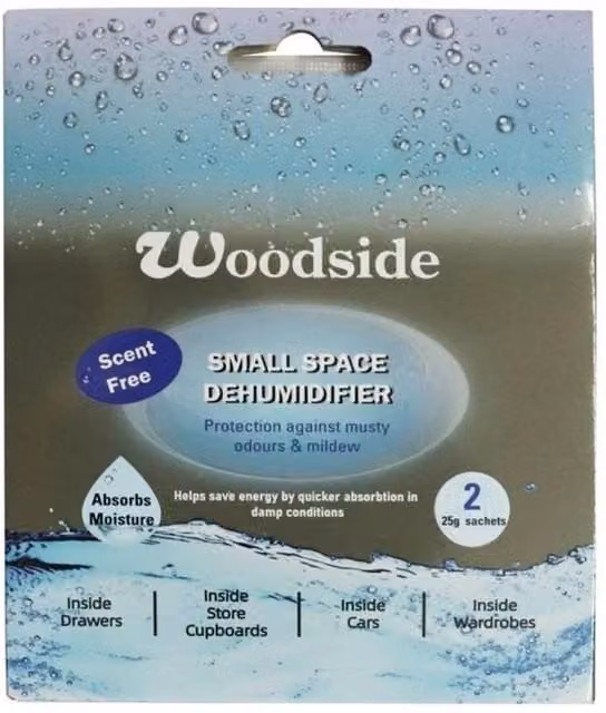 Woodside Small Space Dehumidifier, Pack of 2, Multicolour