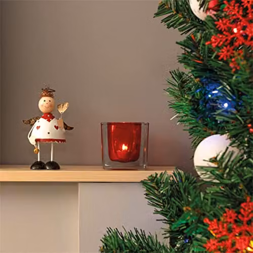 Netagon Metal Angel Tabletop Christmas Ornament in White – 2