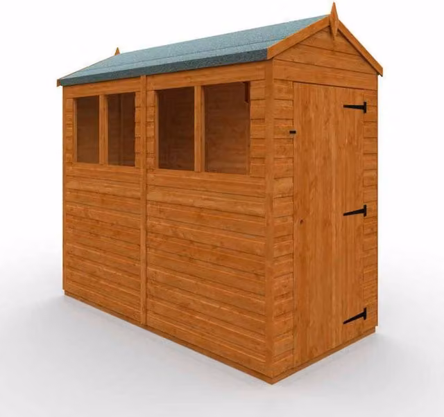 Buttercup Farm 8x4 Flex Apex Summerhouse Garden Sunroom in Burnt Orange – 1