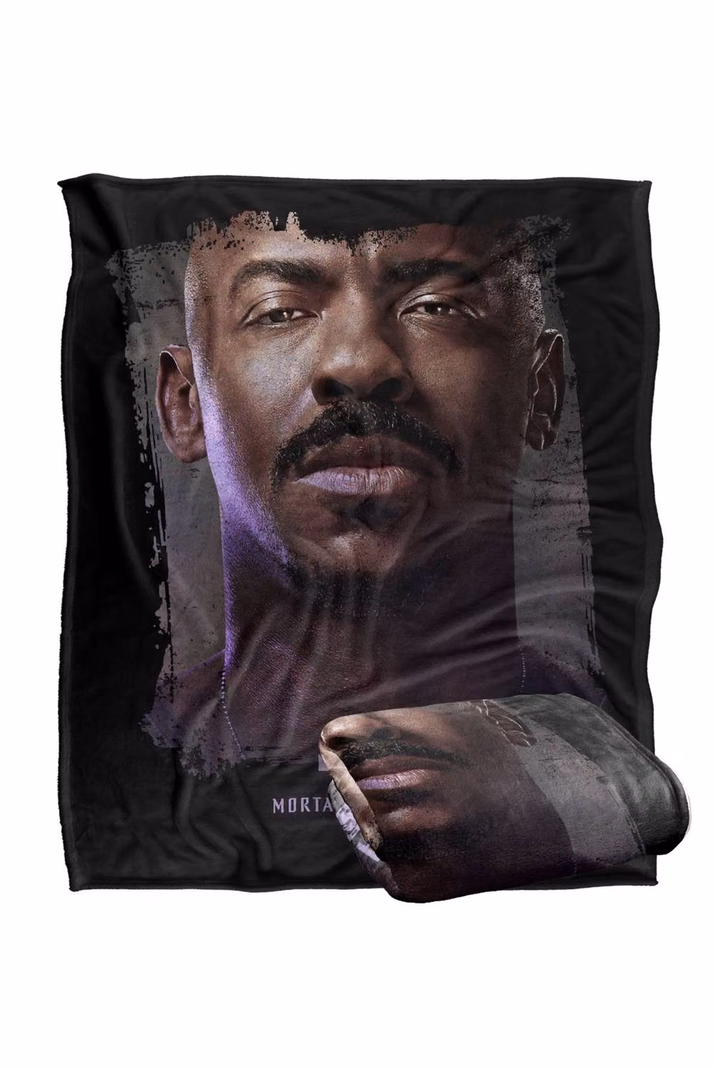 Warner Bros. Mortal Kombat 2 Jax Portrait Super Soft Fluffy Polyester Throw Blanket, Multicolour, Large – 2