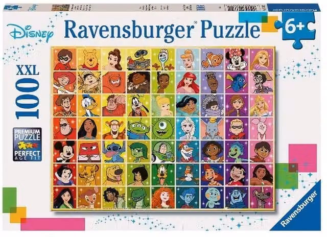 Ravensburger Disney Character 100 Piece Jigsaw Puzzle, Multicolour
