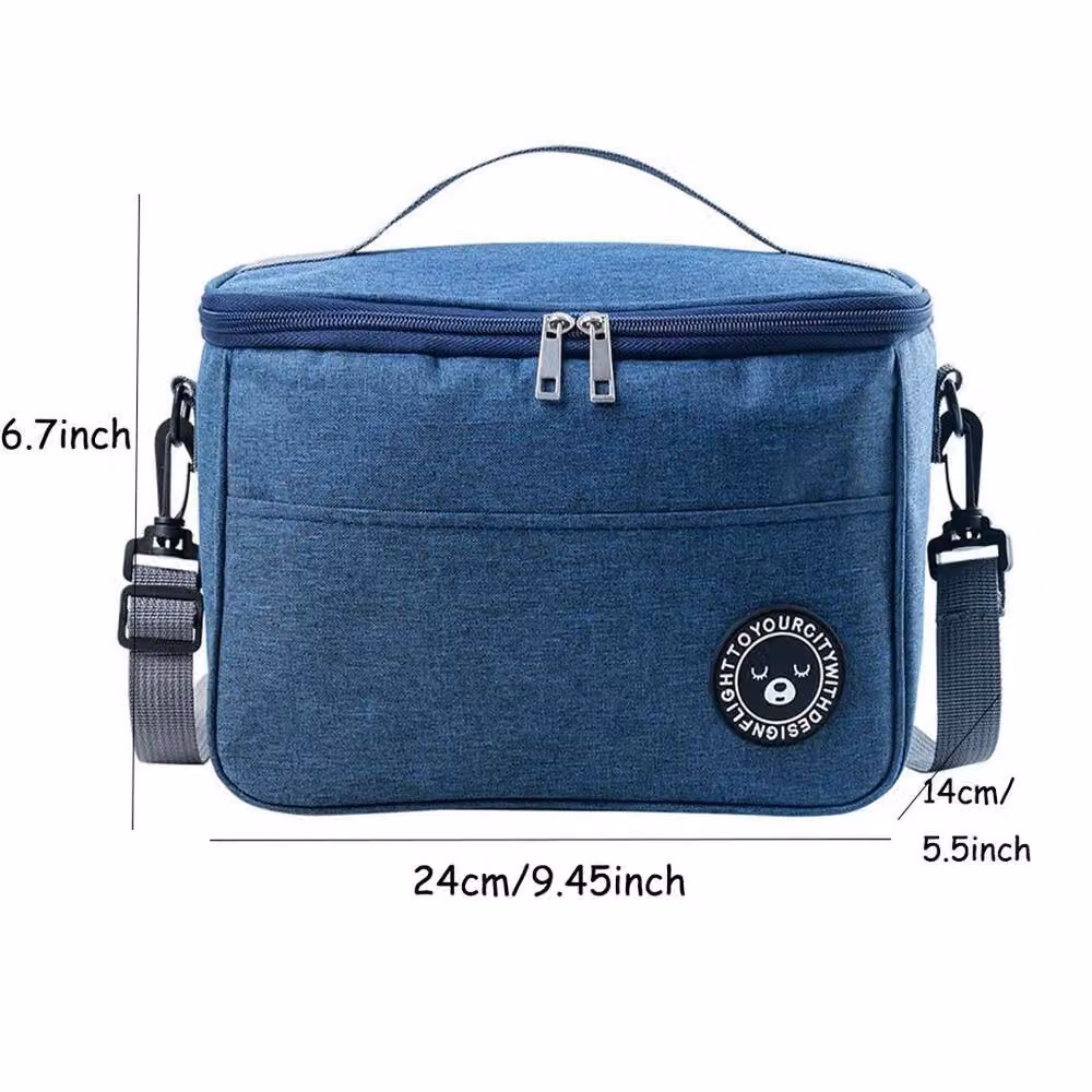 SPETLEK Large Insulated Fabric Lunch Bag in Blue – 2