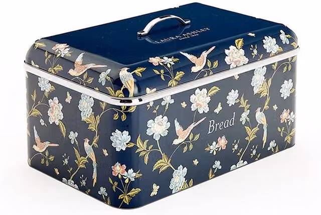 Laura Ashley VQ Elveden Navy Blue Bread Bin