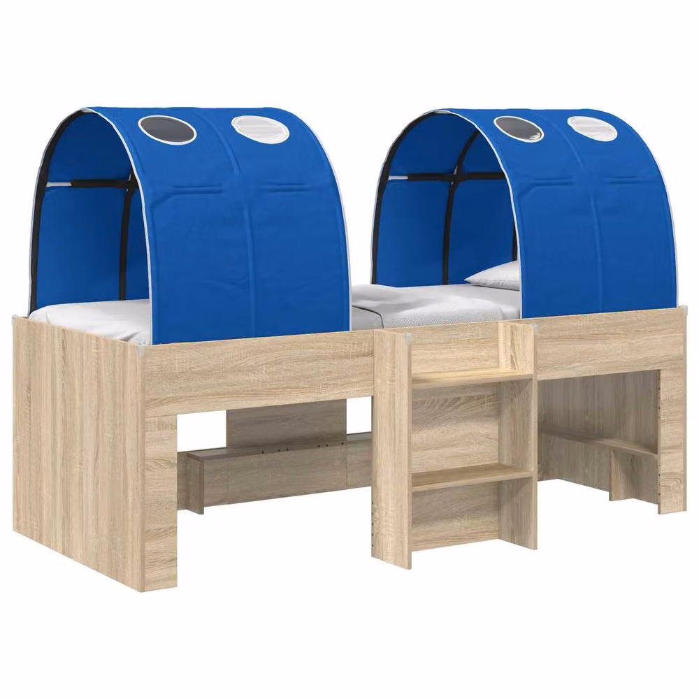 Berkfield Home 3-Piece Bed with Tunnel in Brown and Blue Engineered Wood – 2