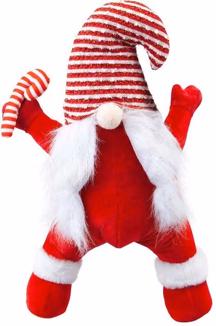 VFM e-Store Christmas Gonk Tabletop Decoration in Red and White, H 44 cm x W 34 cm
