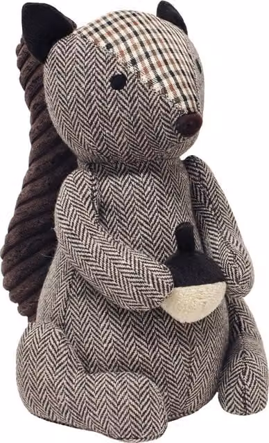 Paoletti Herringbone Squirrel Door Stop in Brown