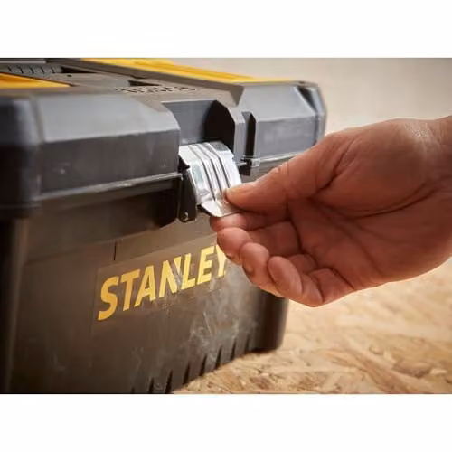 Stanley Basic Toolbox with Organiser Top and Inserts, Black, W: 50.0 cm, D: 40.6 cm, H: 19.5 cm – 8