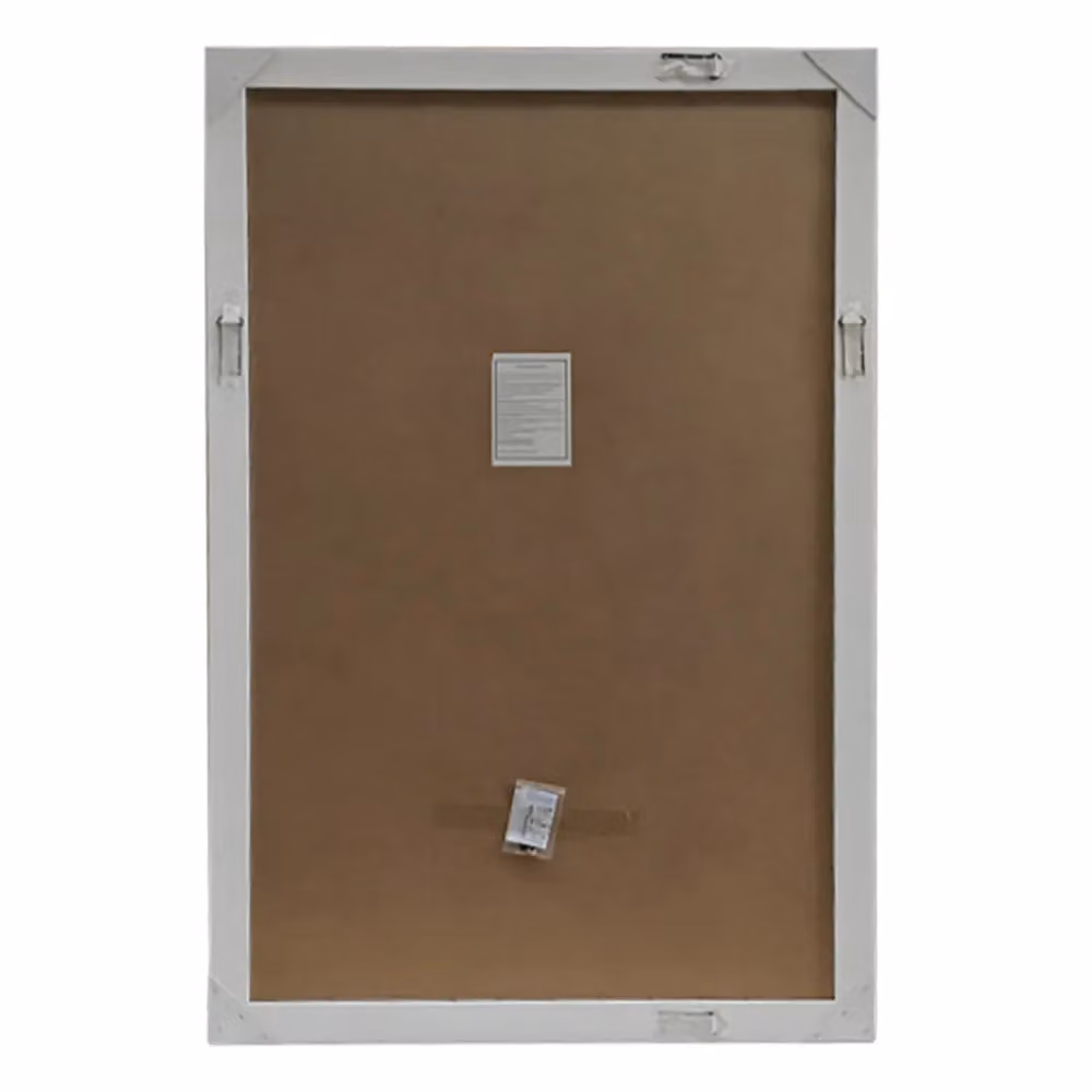 Agenzia 14 Extra Large Antique White Ornate Rectangular Wall Mirror, H: 168 cm x W: 107 cm – 3