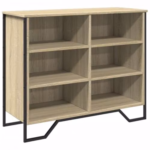 vidaXL Modern Sideboard in Brown, W/D/H: 91 x 35.5 x 74.5 cm