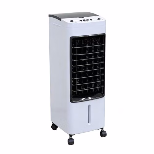 Alivio 4L Portable Air Cooler and Humidifier, 65W Evaporative Cooling Unit with 3 Speeds, 3 Modes, 120 Degree Oscillation and 2 Ice Packs, White – 8