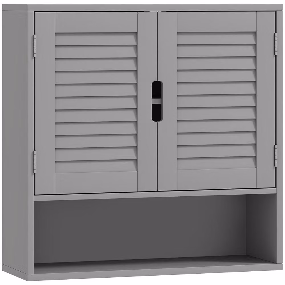 Wyld Haus Zilikane Wall Mounted Bathroom Cabinet Grey W/D/H: 60 x 20 x 60 cm – 2