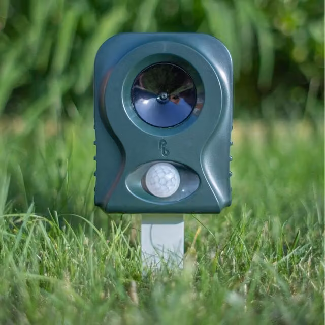 Pestbye Battery Operated Ultrasonic HyperResonance Cat Repellent Scarer V2, Green