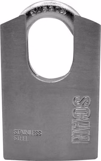 Scan Stainless Steel Shrouded Padlock in Silver – 2