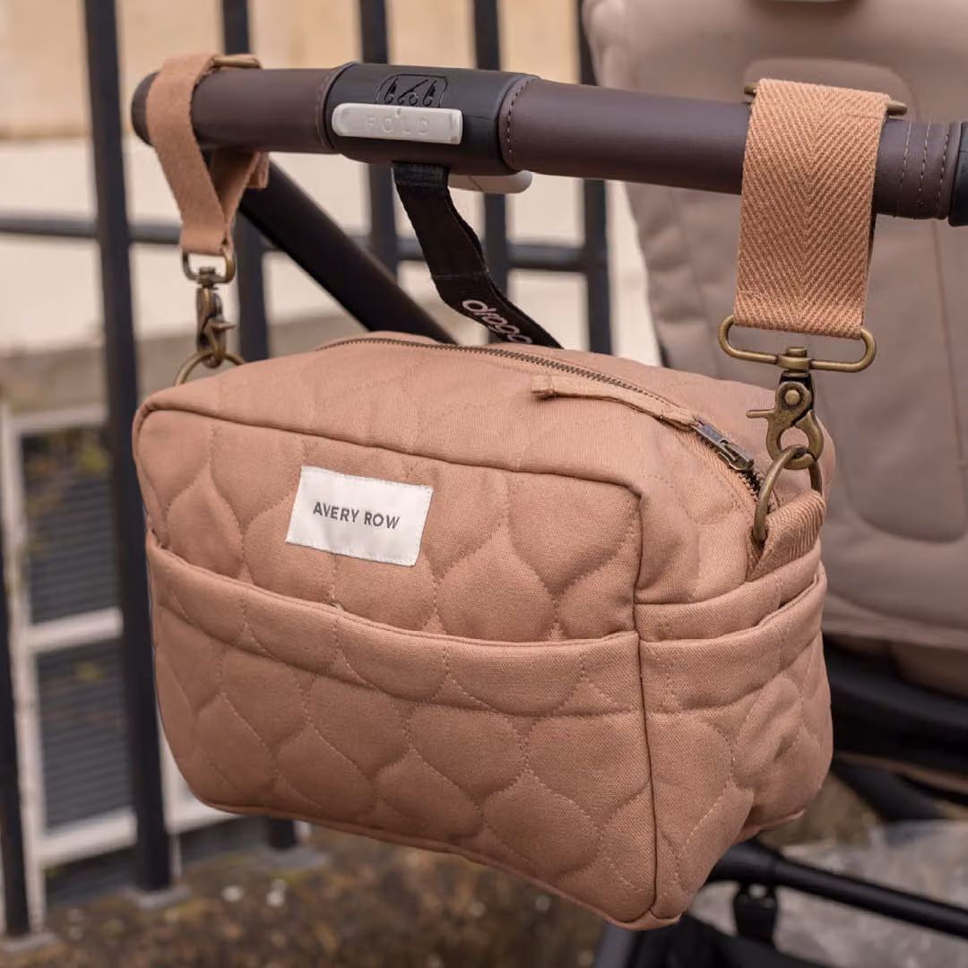 Avery Row Pram Organiser Shoulder Bag in Beige – 3