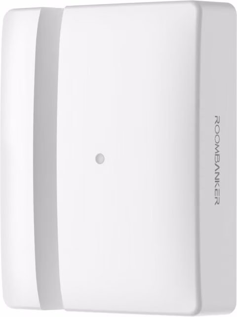 Roombanker Smart Door and Window Sensor with Remote App Monitoring, White