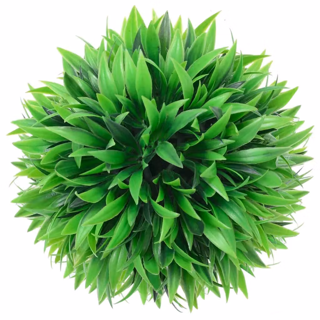Berkfield Home Artificial Green Boxwood Balls, 2 Pack, Diameter: 20 cm – 2
