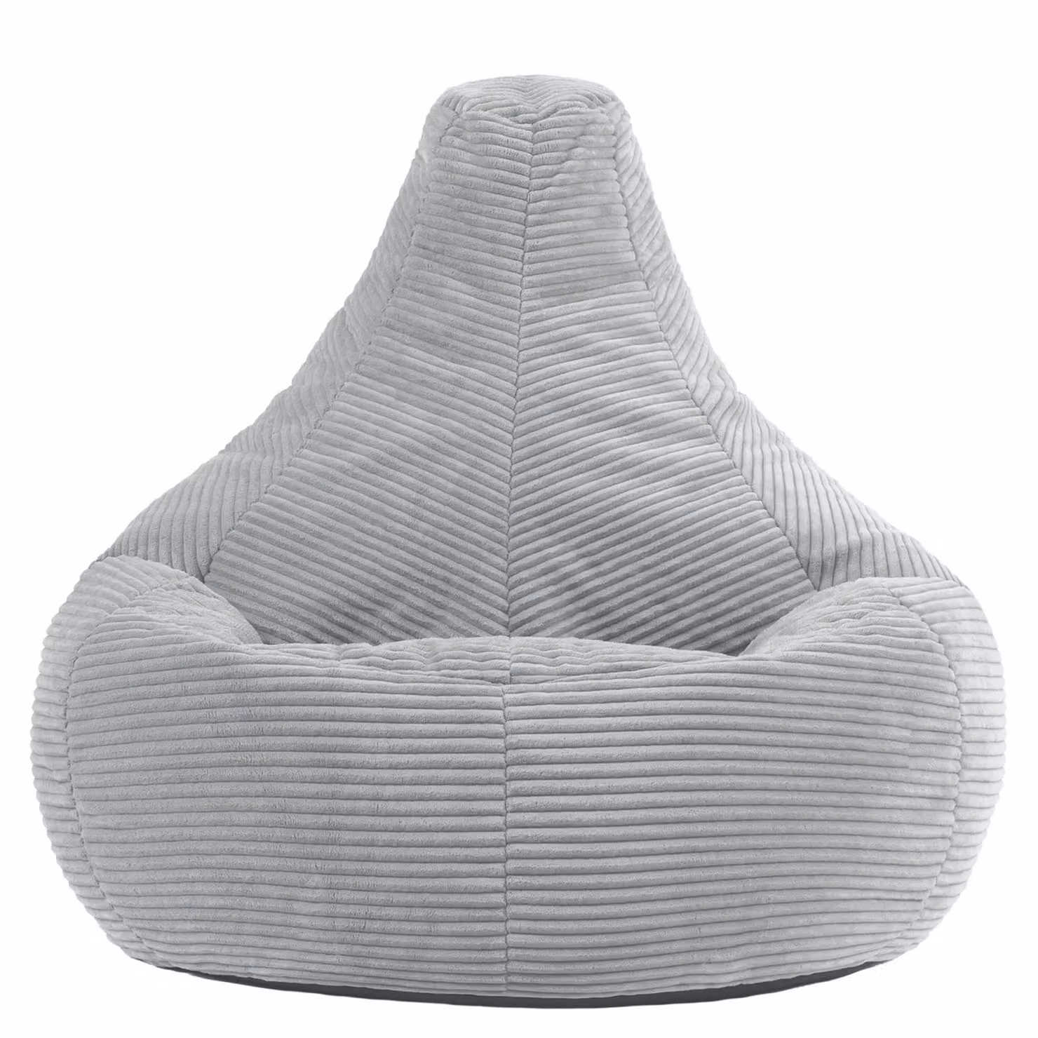 ICON Dalton Corduroy Bean Bag with Filling in Grey – 2