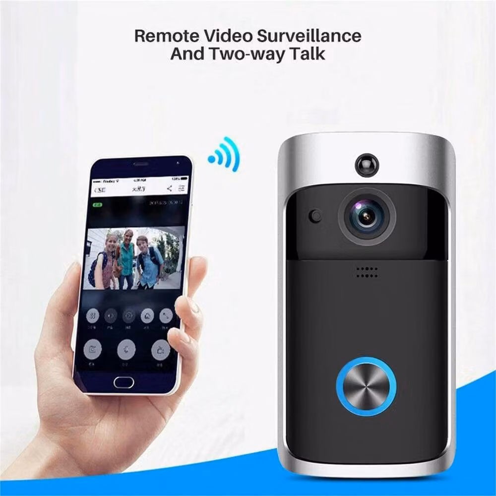 Nordara Wireless WiFi Video Doorbell in Silver – 4