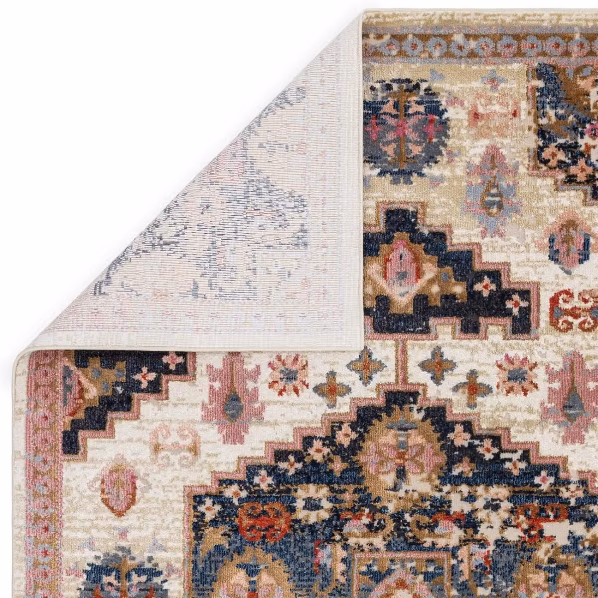 The Rug Shop UK Beige Border Traditional Persian Geometric Easy To Clean Rug, W: 195 cm, D: 290 cm – 4