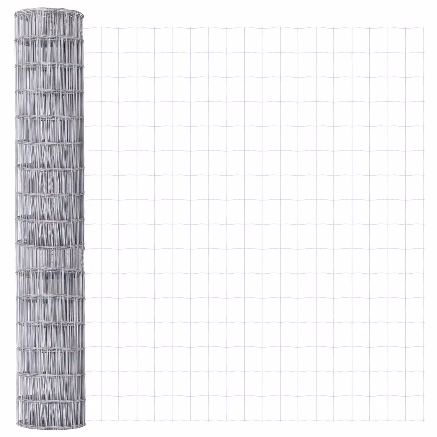 Berkfield Home Euro Fence Galvanised Steel Round Mesh in Grey, H: 1.6 m x W: 10 m – 2