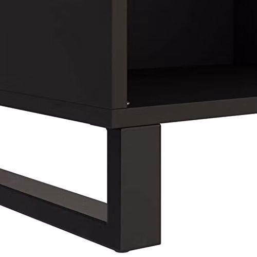 vidaXL Industrial Mango Wood and Metal TV Cabinet in Brown, W/D/H: 85 x 33 x 43.5 cm – 4