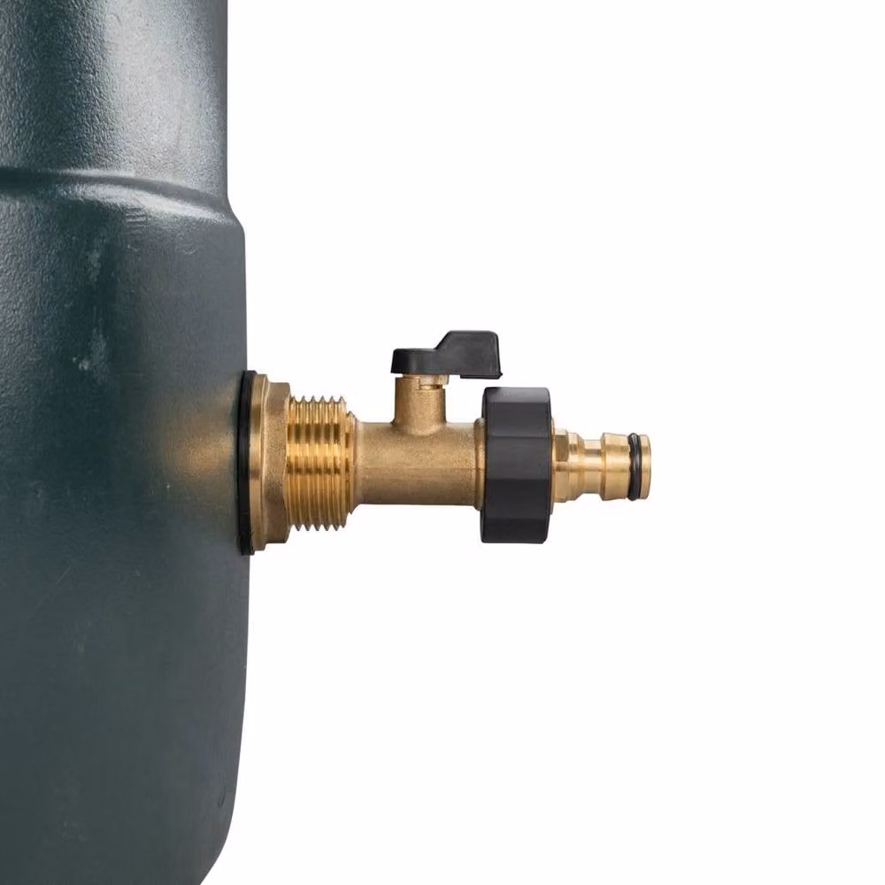 SPETLEK Tank Outlet Adaptor with Brass Tap and Universal Hose Connector, Gold – 3