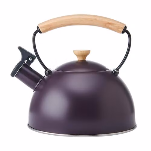 La Cafetiere Whistling Kettle in Purple, 1.6L