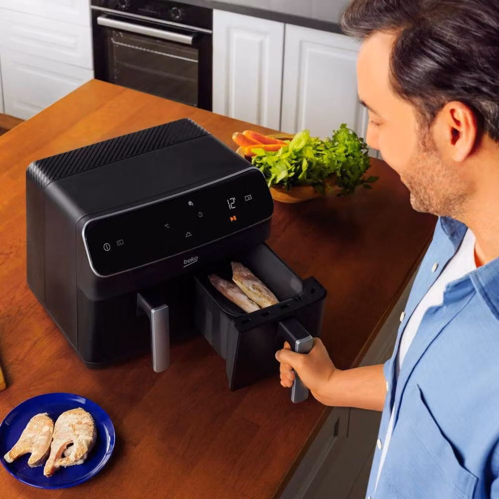 Beko ExpertFry FRL5387B Dual Zone Air Fryer, 8.5L, Black – 6