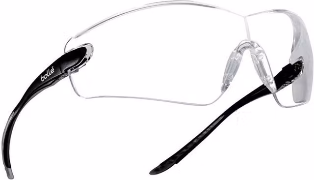 Bolle Safety Cobra Safety Glasses with Clear Lenses and Multicolour Temples
