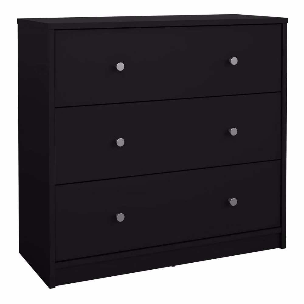 Wyld Haus Tainan Black 3 Drawer Chest – 2
