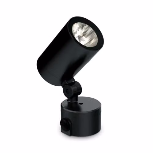 Netlighting OZone Big LED Outdoor Display Light in Black with 3000K Warm White Light and IP66 Rating