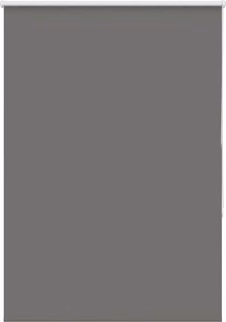 Berkfield Home Grey Blackout Roller Blind, Thermal Insulating Polyester, W: 100 cm, H: 175 cm
