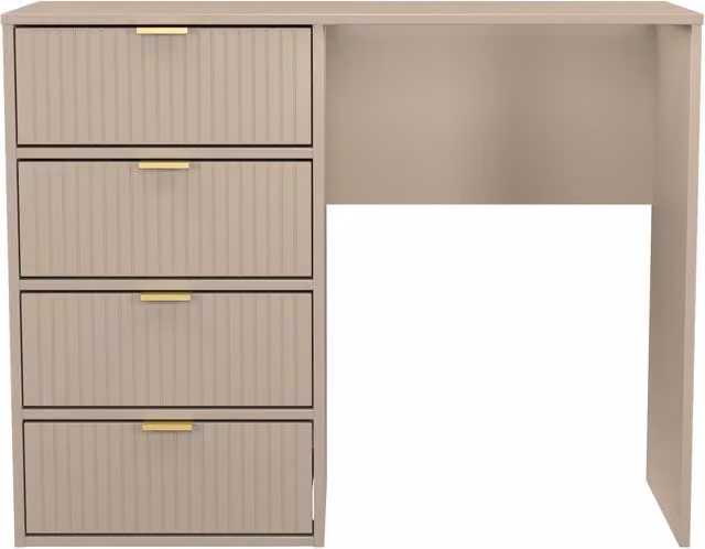 Ready Assembled 2 U Bexley 4 Drawer Vanity in Light Brown – 1