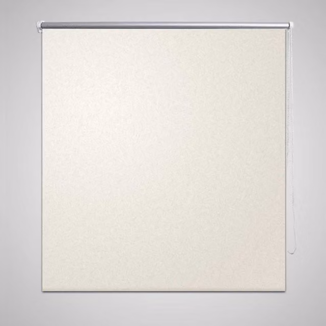 Berkfield Home Blackout Roller Blind, Off-white, W: 80 cm, H: 175 cm