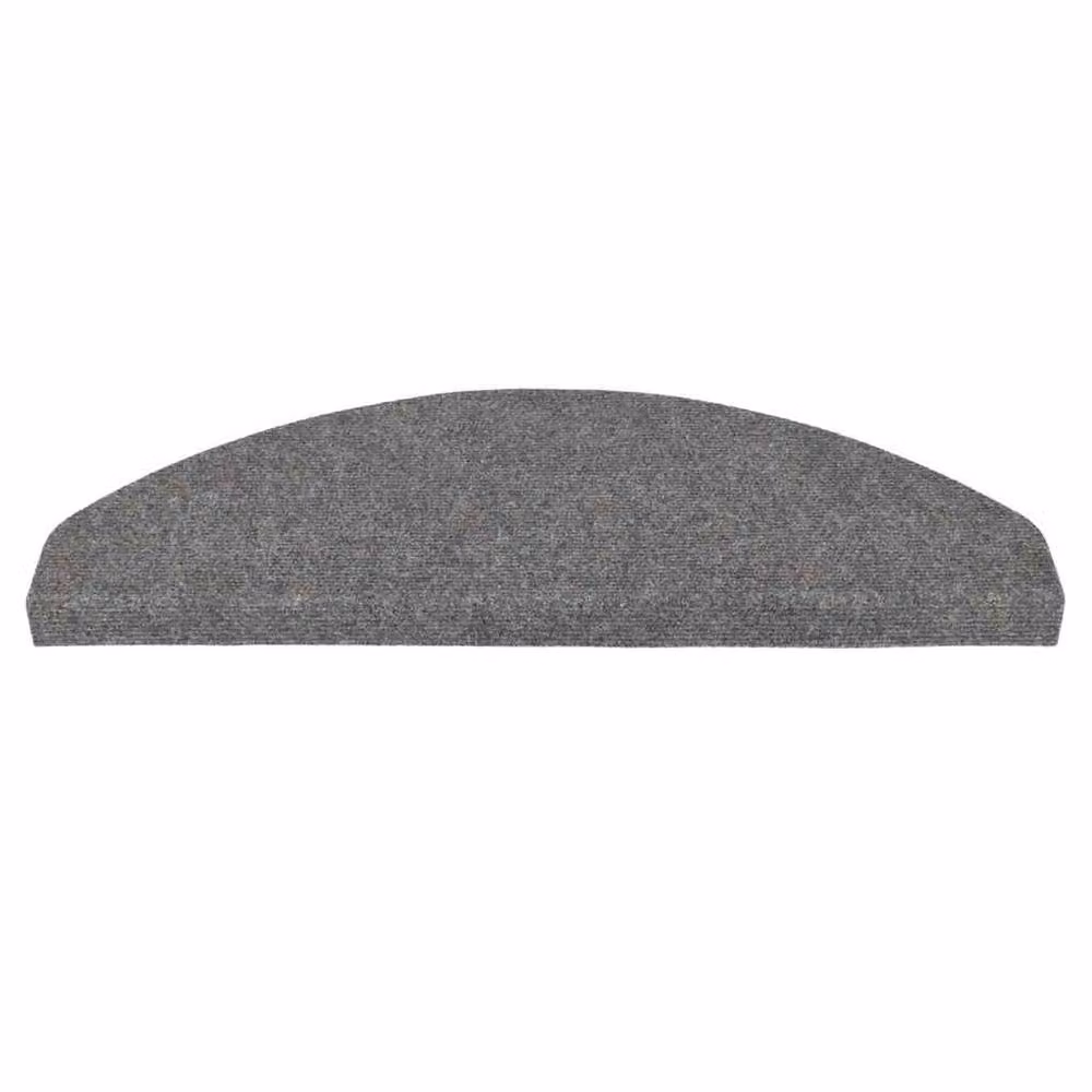 Berkfield Home Self-adhesive Non-slip Stair Mats, Grey, 15 Pack, W/D/H: 65 x 22.5 x 3.5 cm – 3