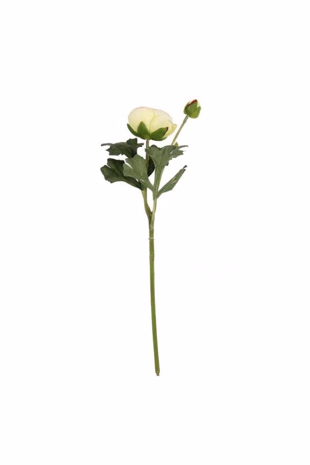 KDMD Ranunculus Artificial Flowers, 5 Pack, Pink, White and Beige Textile Floral Arrangement – 2